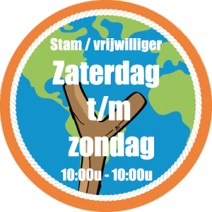 1 - Gezinslid (geen scoutinglid): zaterdag 10:00u - zondag 10:00u