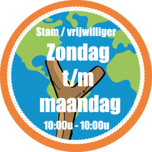2 - Gezinslid (geen scoutinglid): zondag 10:00u - maandag 10:00u